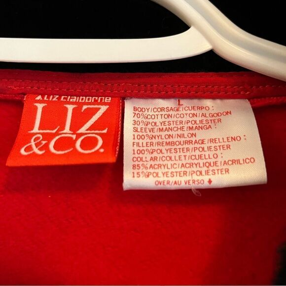 Vintage Liz Claiborne red cinched waist jacket - Picture 9 of 9